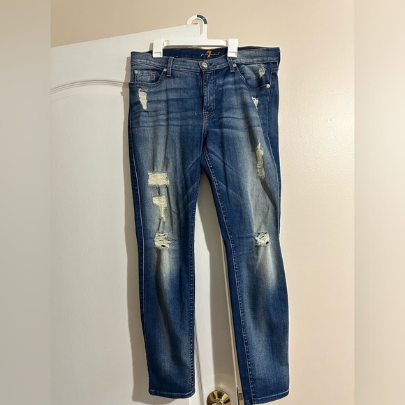 7 for all mankind skinny jeans. - Picture 1 of 8